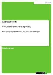 Cover von Verkehrsinfrastrukturpolitik
