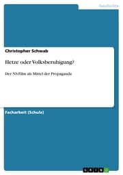 Cover von Hetze oder Volksberuhigung?