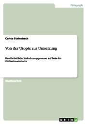Cover von Von der Utopie zur Umsetzung