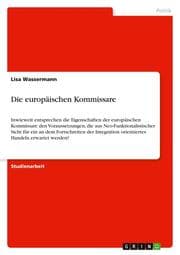Cover von Die europäischen Kommissare