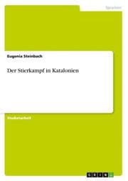 Cover von Der Stierkampf in Katalonien