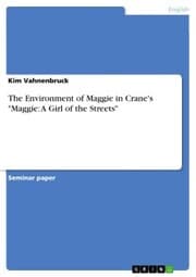 Cover von The Environment of Maggie in Crane's 'Maggie: A Girl of the Streets'