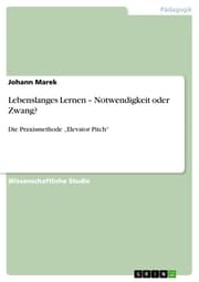 Cover von Lebenslanges Lernen - Notwendigkeit oder Zwang?