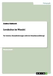 Cover von Lernkultur im Wandel