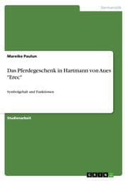 Cover von Das Pferdegeschenk in Hartmann von Aues 'Erec'