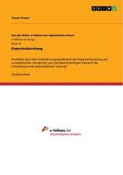 Cover von Expertenberatung