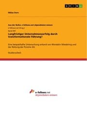 Cover von Langfristiger Unternehmenserfolg durch transformationale Führung?