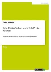 Cover von John Updike's short story 'A & P' - An Analysis