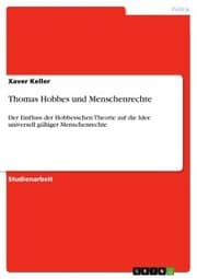 Cover von Thomas Hobbes und Menschenrechte