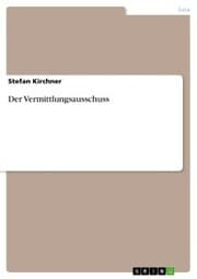 Cover von Der Vermittlungsausschuss