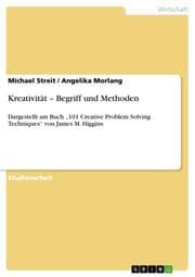 Cover von Kreativität - Begriff und Methoden