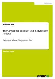 Cover von Die Gewalt der 'normas' und die Kraft der 'afectos'