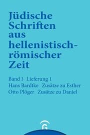 Cover von Zusätze zu Esther. Zusätze zu Daniel
