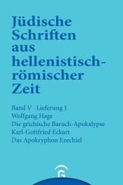 Cover von Die griechische Baruch-Apokalypse. Das Apokryphon Ezechiel