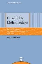 Cover von Geschichte Melchisedeks