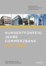 Cover von Hundertfünfzig Jahre Commerzbank 1870-2020