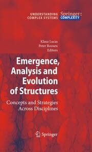 Cover von Emergence, Analysis and Optimization of Structures