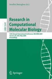 Cover von Research in Computational Molecular Biology