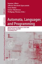 Cover von Automata, Languages and Programming