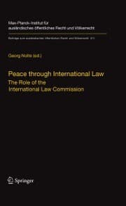 Cover von Peace through International Law