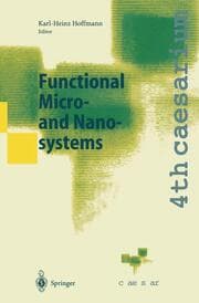 Cover von Functional Micro- and Nanosystems