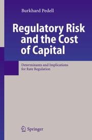 Cover von Regulatory Risk and the Cost of Capital