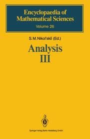 Cover von Analysis III