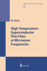 Cover von High-Temperature-Superconductor Thin Films at Microwave Frequencies