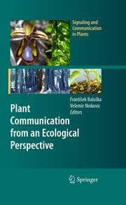 Cover von Plant Communication from an Ecological Perspective