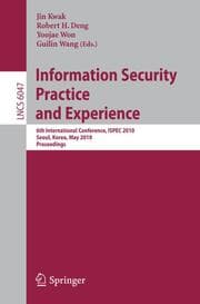 Cover von Information Security, Practice and Experience