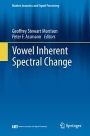 Cover von Vowel Inherent Spectral Change