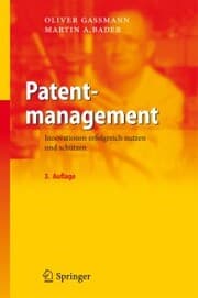 Cover von Patentmanagement