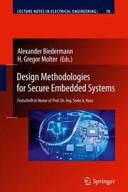 Cover von Design Methodologies for Secure Embedded Systems