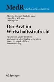 Cover von Der Arzt im Wirtschaftsstrafrecht