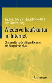 Cover von Wiederverkaufskultur im Internet