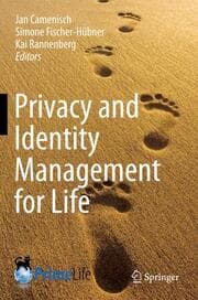 Cover von Privacy and Identity Management for Life