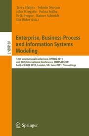 Cover von Enterprise, Business-Process and Information Systems Modeling