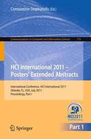 Cover von HCI International 2011 Posters' Extended Abstracts