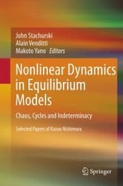 Cover von Nonlinear Dynamics in Equilibrium Models
