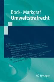 Cover von Umweltstrafrecht