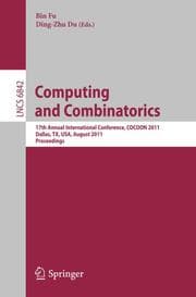 Cover von Computing and Combinatorics