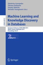 Cover von Machine Learning and Knowledge Discovery in Databases, Part II