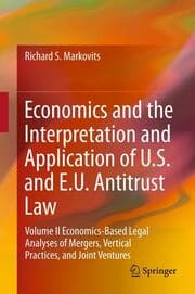 Cover von Economics and the Interpretation and Application of U.S. and E.U. Antitrust Law II