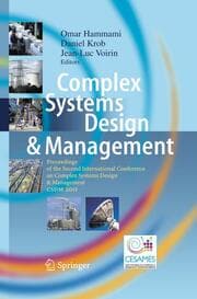 Cover von Complex Systems Design & Management