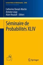 Cover von Seminaire de Probabilites XLIV