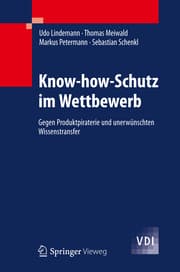Cover von Know-how-Schutz im Wettbewerb
