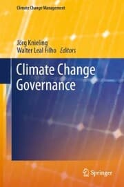 Cover von Climate Change Governance