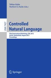 Cover von Controlled Natural Language