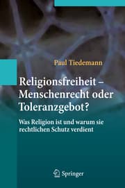 Cover von Religionsfreiheit - Menschenrecht oder Toleranzgebot?