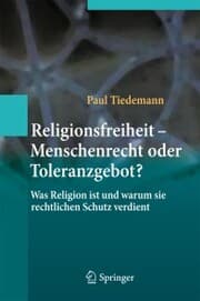 Cover von Religionsfreiheit - Menschenrecht oder Toleranzgebot?
